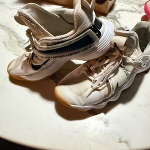 Nike Kids Cream and Black Sneakers